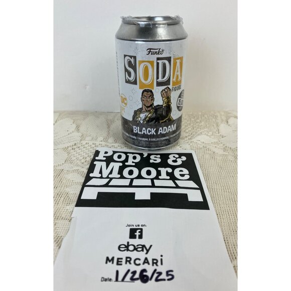 Funko Soda! Black Adam Figure Limited Edition Sealed W/Defected Can - Picture 9 of 9
